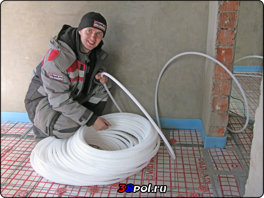 Труба тёплого водяного пола в Иркутске