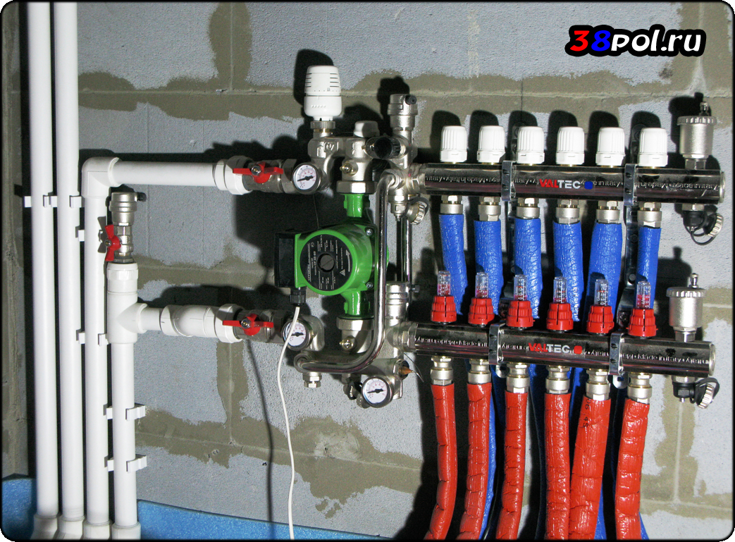 Коллектор тёплого пола Valtec